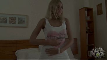 Dumb Russian Babe Takes Deep Anal Until Her Hole is Wide Open